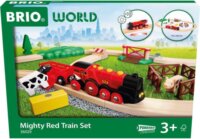 BRIO World Rote Lola Fa Elektromos Vonatpálya készlet