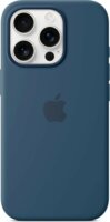 Apple Silikon Case MagSafe iPhone 16 Pro eredeti Szilikon Telefon tok - Denim