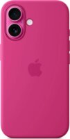 Apple Silikon Case MagSafe iPhone 16 eredeti Szilikon Telefon tok - Pink