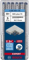 Bosch Ø 5,0 x 50/115mm Expert SDS Plus-7X Beton fúrószár 30db