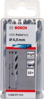 Bosch Ø 4,5 x 47/80mm HSS PointTeQ Hengeres Fémfúró 10db