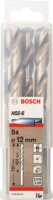 Bosch Ø 12 x 101/151mm HSS-G Hengeres Fémfúró 5db