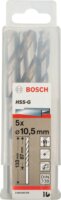 Bosch Ø 10,5 x 87/133mm HSS-G Hengeres Fémfúró 5db