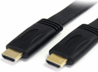 StarTech HDMIMM6FL HDMI - HDMI 1.4 Lapos Kábel 1.8m - Fekete