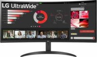 LG 34" 34WR50QK-B 21:9 QHD VA LED Ívelt Monitor