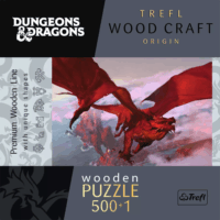 Trefl Puzzle Wood Craft Dungeons & Dragons Ősi vörös sárkány fa puzzle 500+1 darabos