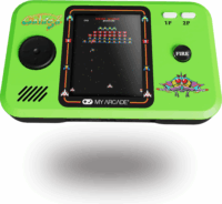 My Arcade Galaga Pocket Player Pro 2.75" Hordozható Retro Játékkonzol - Fekete/Zöld