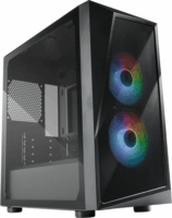 Cooler Master CMP 320 Mini Tower Számítógépház 2x ARGB ventilátorral tápegység nélkül - Fekete