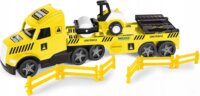 Wader Magic Truck Technic kamion úthengerrel 79cm - Sárga