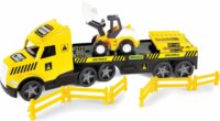 Wader Magic Truck Technic Buldózerrel szállító Kamion 79cm - Sárga