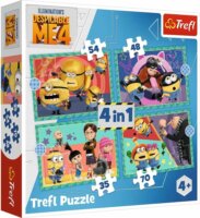 Trefl 34648 - Őrült Minyonok 4 az 1-ben 35 - 48 - 54 - 70 darabos puzzle