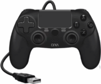 Hyperkin Cirka Nuforce Vezetékes Kontroller Gamepad (PS4 / PC / Mac) - Fekete