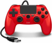 Hyperkin Cirka Nuforce Vezetékes Kontroller Gamepad (PS4 / PC / Mac) - Piros