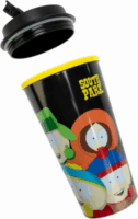 Thumbs up! South Park Dupla falú utazó Termosz bögre 450ml - Fekete mintás