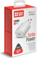 Colorway USB Type-C Hálózati Töltő Adapter (5 - 20V / 2,25 - 3A / 45W) - Fehér