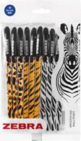 Zebra Animal Doodler'z Kupakos 10 darabos golyóstoll készlet (Kék tinta / 0.27mm) - Mintás