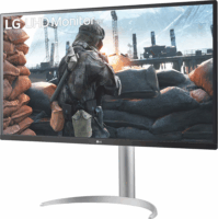 LG 27" 27BP55U-B 16:9 UHD IPS Monitor - Ezüst/Fehér