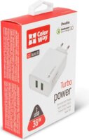 Colorway 2x USB-A Hálózati Gyorstöltő Adapter 36W - Fehér