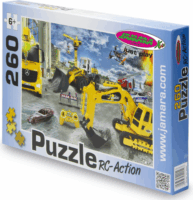 Jamara RC-Action Építkezés mintás 260 darabos puzzle