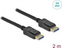 Delock 80262 DisplayPort 2.0 apa - Displayport 2.0 apa Kábel 2m - Fekete