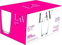 LAV Luca Long Drink 510ml Koktélos üveg pohár szett 6 darabos