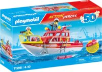 Playmobil 71598 Action Heroes - Tűzoltó motorcsónak 50 éves Jubileumi kiadás