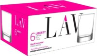 LAV Liberty Liqueur 65ml Likőrös üveg pohár szett 6 darabos