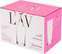 LAV Liberty Long Drink 295ml Koktélos üveg pohár szett 6 darabos