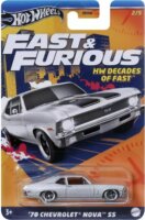 Mattel Hot Wheels Halálos iramban 70 Chevrolet Nova SS kisautó - Ezüst