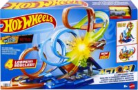 Mattel HXR70 Hot Wheels Dupla-Dupla hurokpálya Motorizált kilövővel