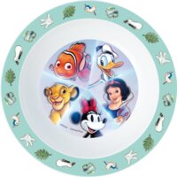 QX Toys Disney Műanyag mikrózható gyerek mélytányér Mesehősök - 16 cm