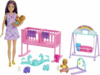 Mattel HXM99 Barbie Skipper Bébiszitter ikerbölcsi játékszett