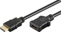 Goobay 61307 HDMI - HDMI 4K 60Hz Hosszabbító Kábel 1m - Fekete