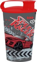 Iris Speed Racer Műanyag gyerek pohár tetővel 340ml - Mintás