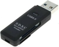 HCT 0022-062 Külső USB 3.0 Kártyaolvasó - Fekete