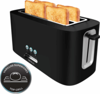 Cecotec Toast&Taste 16000 Extra Double 4 szeletes kenyérpirító 1630W - Fekete