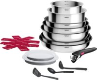 Tefal L881SF04 Ingenio Cook Eat Rozsdamentes Acél Edénykészlet - Inox (15 részes)