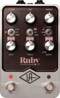 Universal Audio UAFX Ruby '63 Top Boost Amplifier Gitár Effekt pedál - Barna