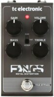 TC Electronic Fangs Metal Distortion Gitár Effekt pedál - Fekete