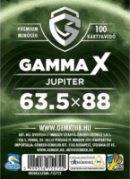 Gém Klub Gamma X Jupiter kártyavédő 63,5x88mm - 100 db/csomag