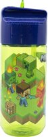 Stor Toys Minecraft Műanyag Gyerek Kulacs 430 ml - Zöld / kék