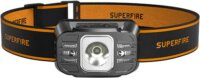 Superfire HL75-S Akkus LED Fejlámpa 350 Lumen - Fekete / narancs