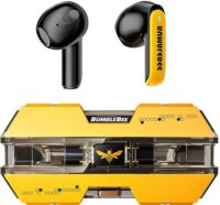 TWS TF-T01 Transformers Bluetooth Fejhallgató Headset - Sárga