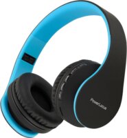 PowerLocus P1 Bluetooth Fejhallgató Headset - Fekete/Kék