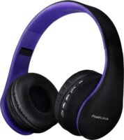 PowerLocus P1 Bluetooth Fejhallgató Headset - Fekete/Lila