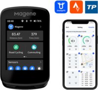 Magene C606 Bike Computer - Kerékpáros GPS Okos Komputer - Fekete