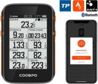 Coospo BC200 Bike Computer - Kerékpáros GPS Okos Komputer - Fekete