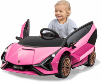 Jamara Lamborghini Sian Zenélő gyerek Elektromos sportautó LED fénnyel - Pink