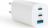 Delight 55060 USB-A / 2x USB-C Hálózati gyorstöltő Adapter 65W - Fehér