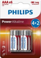 Philips LR03 P6BP/10 Alkáli Ceruzaelem AAA (6db /csomag)